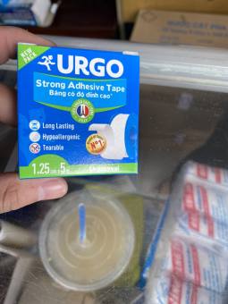 BĂNG KEO LỤA CÓ ĐỘ DÍNH CAO URGO SYVAL (1.25CM X 5M)