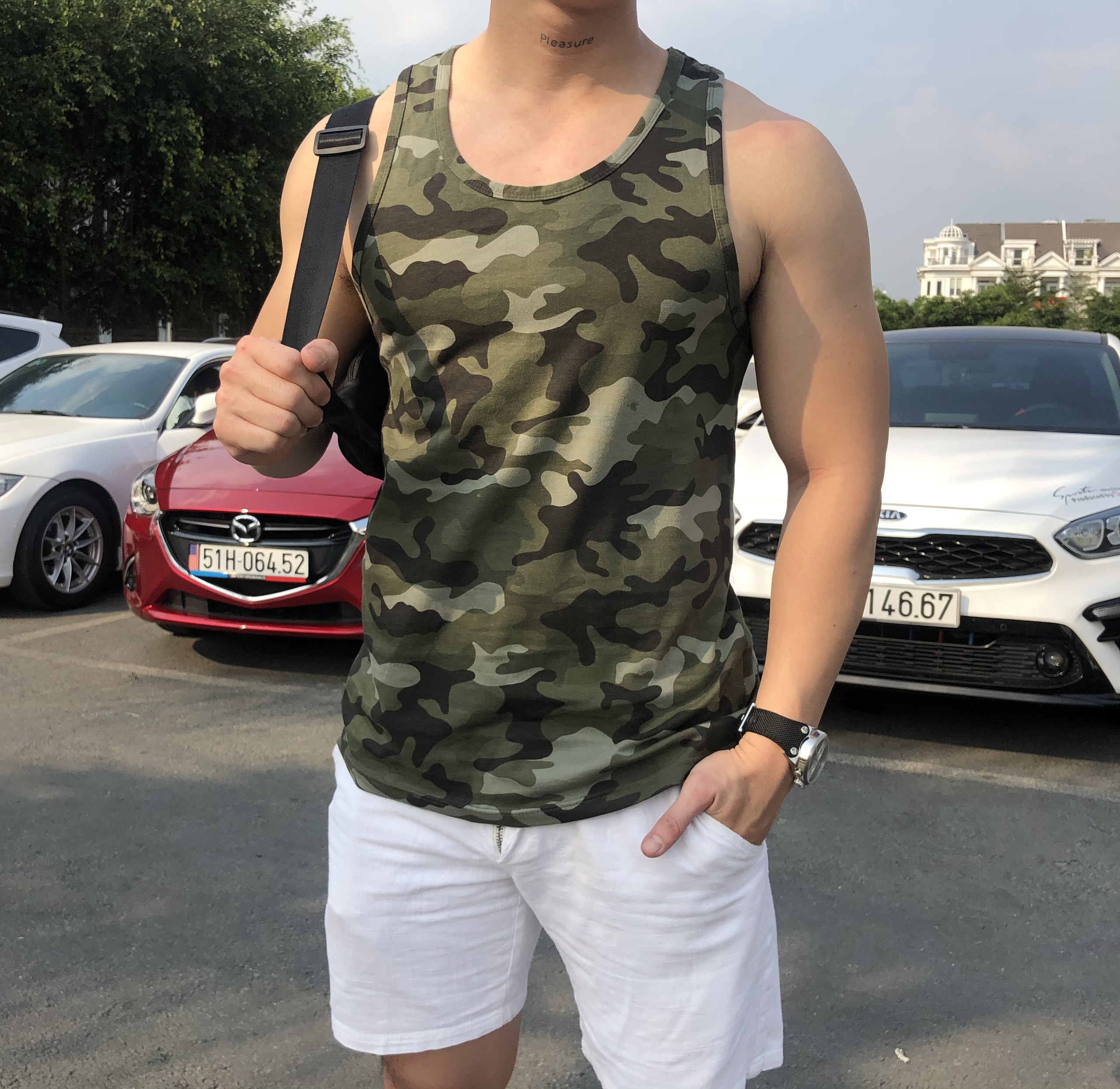 Áo Ba Lỗ HotTanktop Nam Đẹp Thời Trang Thể Thao Với Chất  Cotton 100% Co Giãn Mặt Đâu Cũng Chất