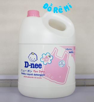 Nước giặt xả Dnee 3000ml - Màu hồng