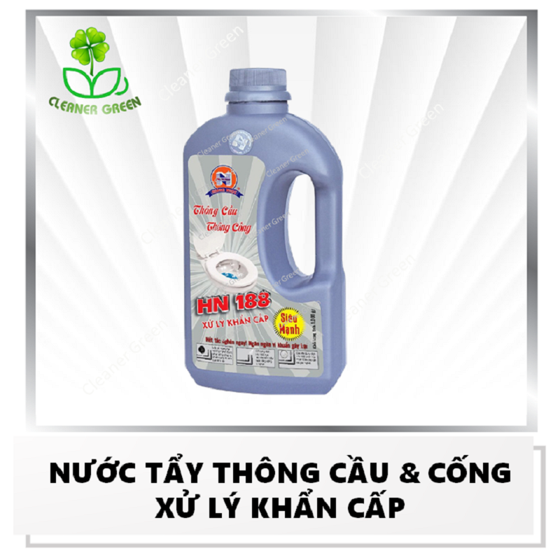 Nước tẩy siêu mạnh thông cầu & cống 2in1 xử lý khẩn cấp