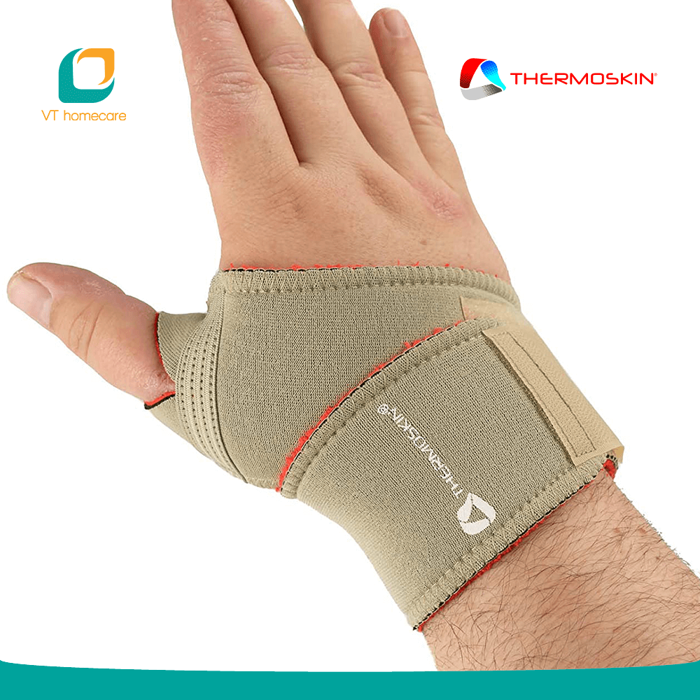 Băng nẹp khớp cổ tay 2 bên giúp bảo vệ và hỗ trợ gân/ khớp cổ tay khi hoạt động mạnh