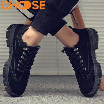 Giày Nam Phong Cách Cao Bồi Choose Buộc Dây Mẫu Da Lộn Mới Đầu Năm 5101