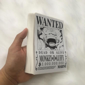 Giấy dán tường anime manga one piece, poster one piece dán tường decor phong cực đẹp ANM01