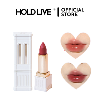 Son thỏi HOLD LIVE dưỡng ẩm Streamer Retro Aqua Lipstick làm mềm môi căng mọng môi Holdlive HL561