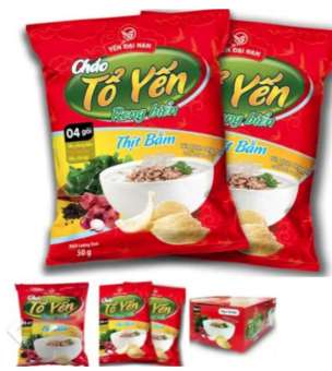 10 Gói Cháo Tổ Yến Rong Biển Thịt Bằm 50g