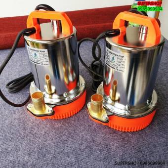 Bơm hút đáy an toàn bơm chìm inox ZQB bể cá inox dùng điện DC 12V 24V công suất 180W - Máy bơm nước vỏ INOX