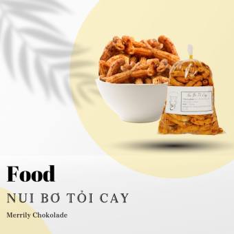 Combo 2 Phần Nui Bơ Tỏi Cay, Nui Chiên Giòn Cay, Nui Chiên Bơ Tỏi Siêu Ngon, Đậm Vị