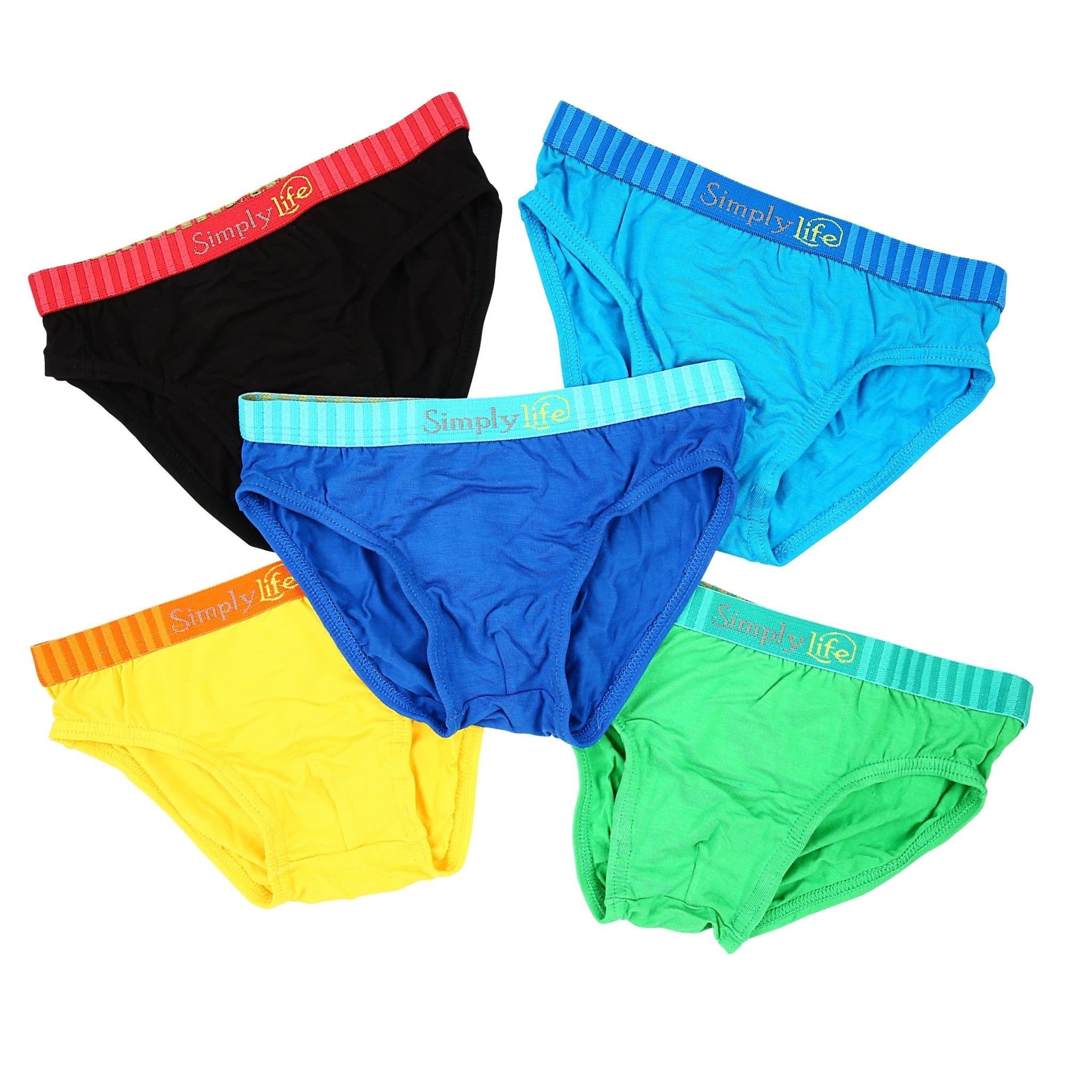 Simply Life - Bamboo - Boys Briefs (5-Pack Set)