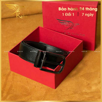 Thắt Lưng Nam Cao Cấp Chính Hãng KALIS Việt Nam Dây Nịt Thắt Thắc Lưng Da Nam Đẹp Cao Cấp Da Bò Mill Thật Khóa Kim Chính Hãng