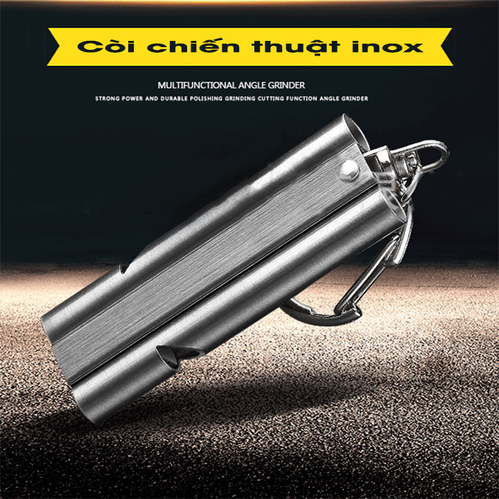 Còi huấn luyện còi chiến thuật còi trọng tài ống đôi cao cấp