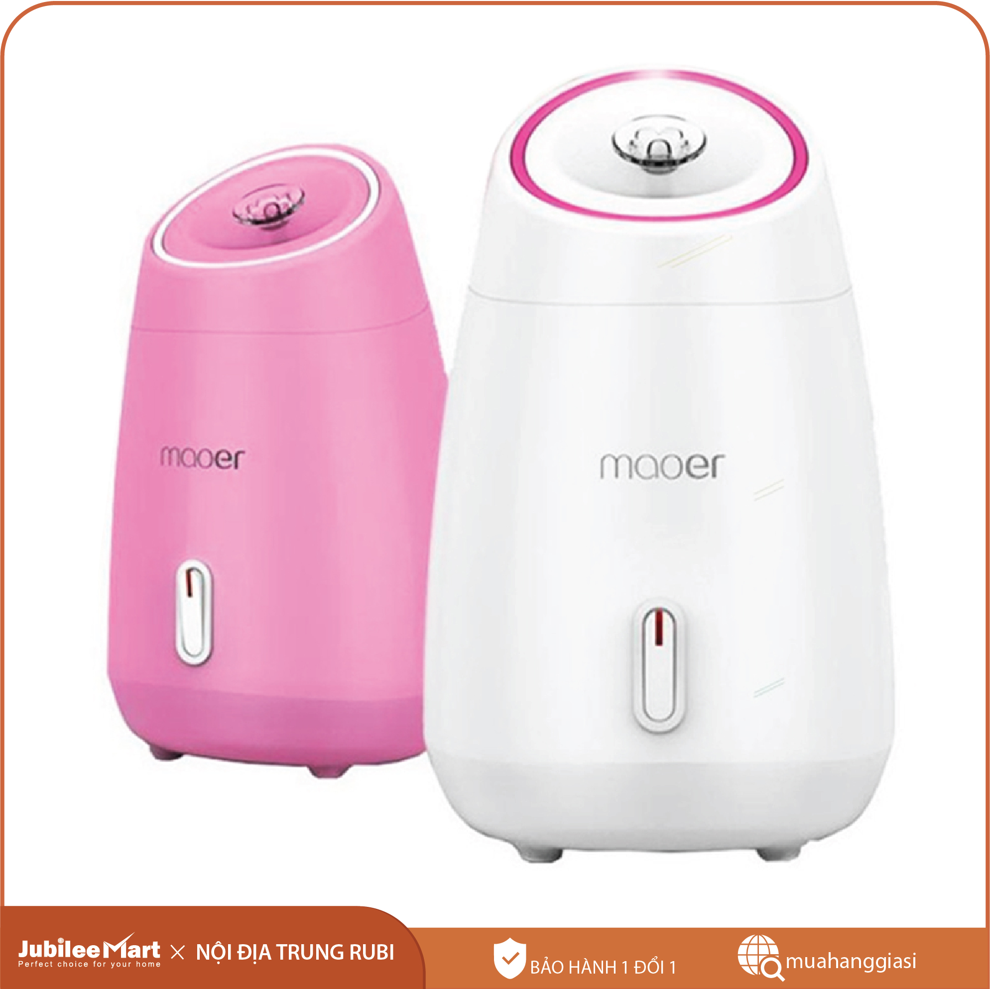 [ CÓ HÀNG SỐ LƯỢNG ÍT ] Máy xông hơi da mặt hoa quả tươi MAOER, hơi nước phun đều, máy phun sương cấp ẩm làm sạch sâu làn da