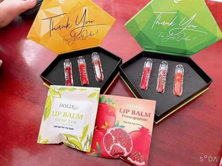 Son kem siêu lì Set 3 cây chính hãng Dolly