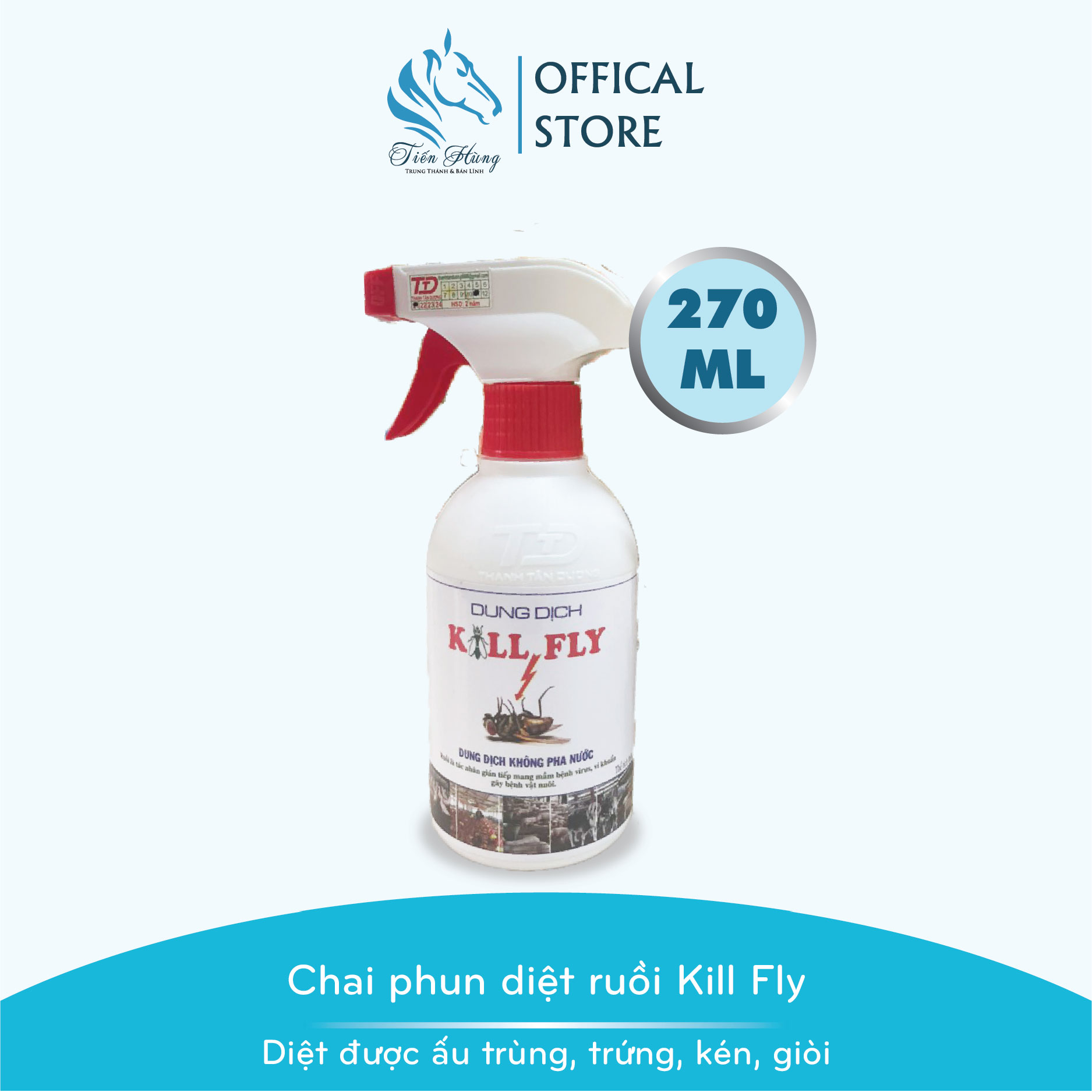 Thuốc diệt ruồi kill fly, chai 270ml