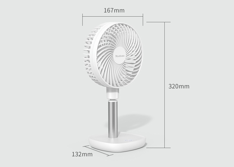 Quạt tích điện F1 10000mAh YOOBAO- Hàng chính hãng