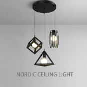 Nordic Chandelier for Dining Room - Modern and Retro Design