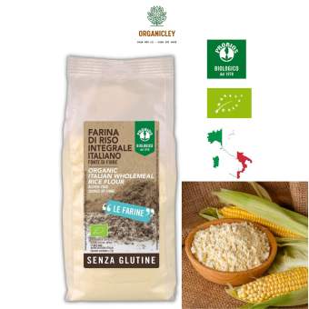 Bột Bắp Hữu Cơ Probios Organic Corn Flour Chính Hãng Italy, Gói 375g - Bột Ngô Hữu Cơ - Organicley