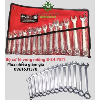 Bộ cờ lê YETI 14 chi tiết từ 8 đến 24