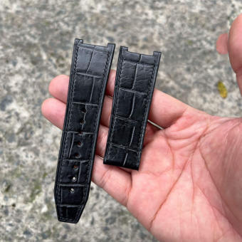 Dây Da Cá Sấu Ferragamo - Dây Đồng Hồ F80 - Da cá sấu Cao Cấp, Sang Trọng