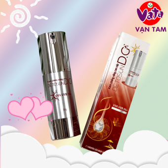 Kem chống nắng - DETOSUN DG - Bảo vệ da khỏi tác hại của tia UV, có thể dùng làm kem lót, bật tông da - Lọ 30g