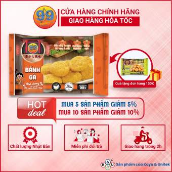 Bánh Gà Gà Rán Tẩm Bột Chiên Xù Trộn Rau Củ 99POULTRY Gói 300gr