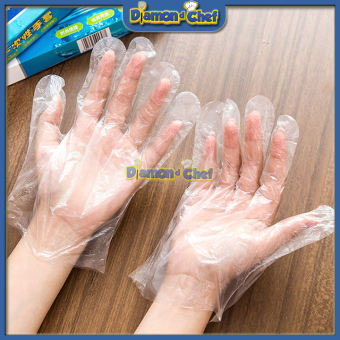 Hộp găng tay nilon 100 cái