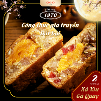 Bánh Trung Thu Thập Cẩm Xá Xíu - Gà Quay - OGO Food - 100g - 150g