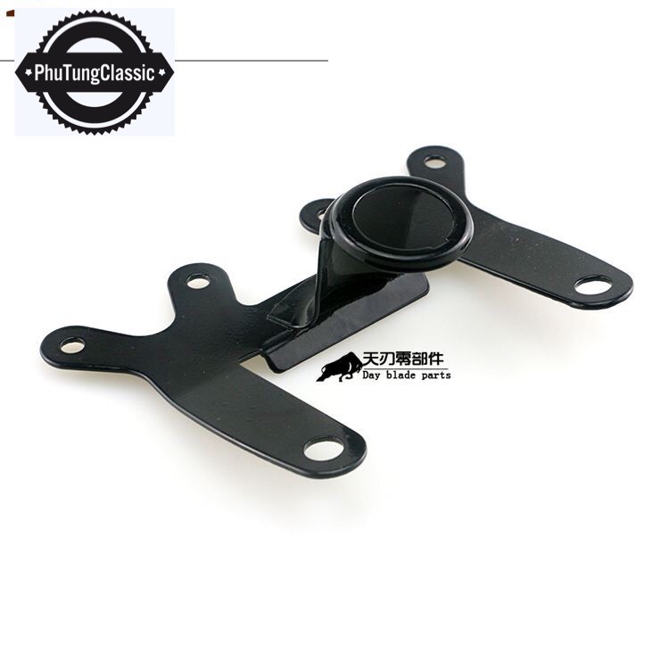 Đế bắt đồng hồ đôi, kèm bắt ổ khóa, độ mọi loại xe classic, cafe racer...