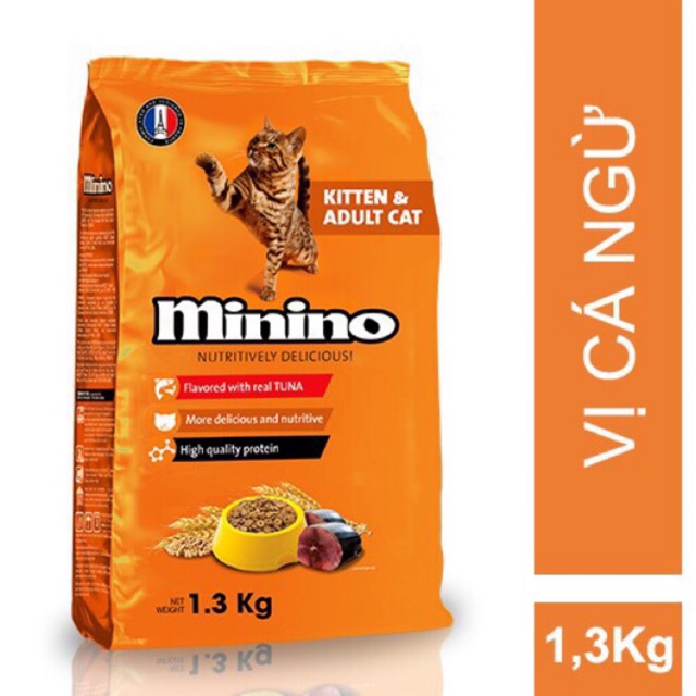 1,3kg Minino Cá ngừ - Thức ăn cho mèo nhỏ và trưởng thành