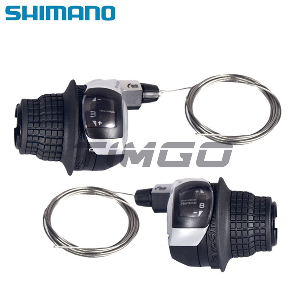 Shimano SL-RS47 Left 3 Speed SL-RS45 Right 7/8 Speed MTB Mountain Bike Twist Grip Shifter Lever SIS 