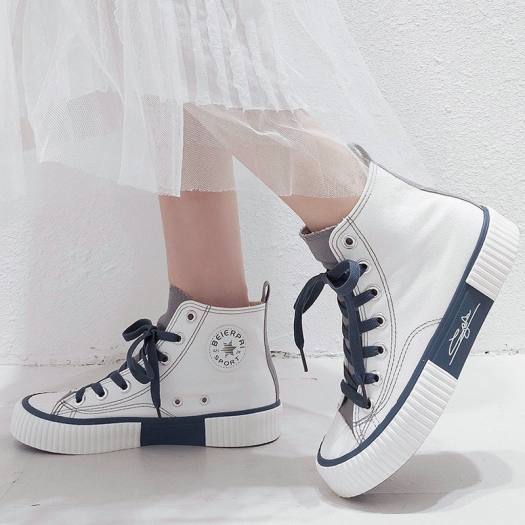 Giày Nữ,Giày Thể Thao Cao Cổ Jine Chữ Ký Kiểu Dáng Hàn Quốc - Mỹ Phẩm Khác  | Thefaceholic.Com