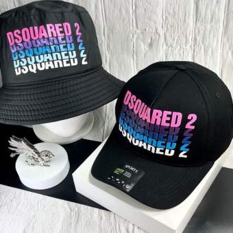 Combo nón cặp tình nhân, mũ lưỡi trai DSQUARED siêu chất  vải đẹp thời trang (Ảnh thật)