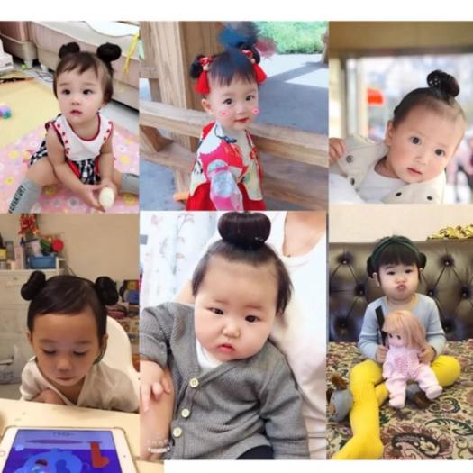 SET 2 TÓC GIẢ BÚI CỦ TỎI CHO BÉ HÀNG CHẤT LƯỢNG