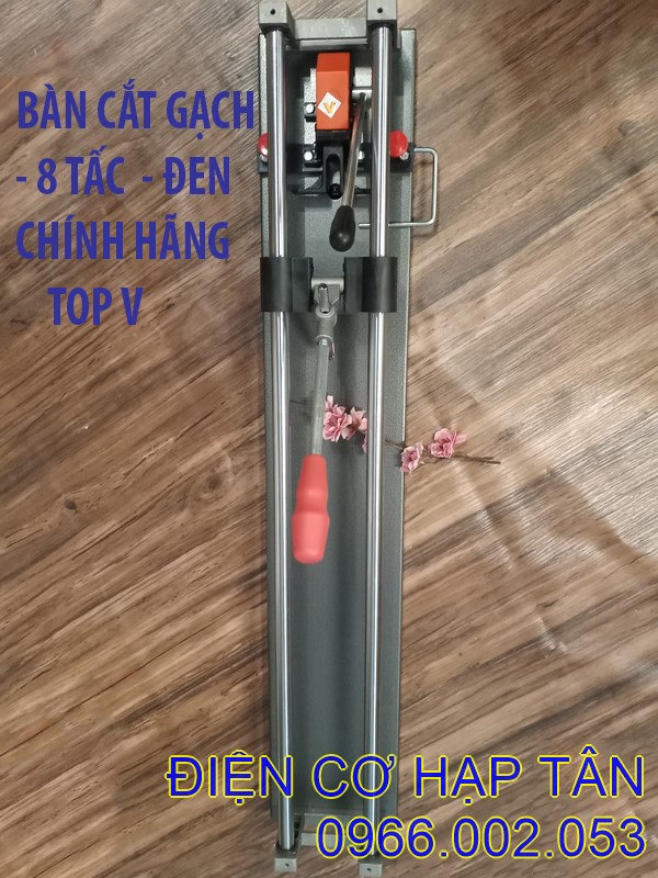 Máy cắt gạch bàn đẩy 8 tấc –topv -đen , máy cắt gạch bàn đẩy xịn chính hãng.