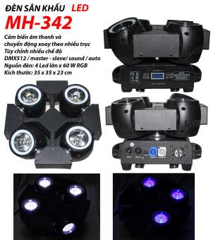 [Trả góp 0%] Đèn sân khấu Led MH-342