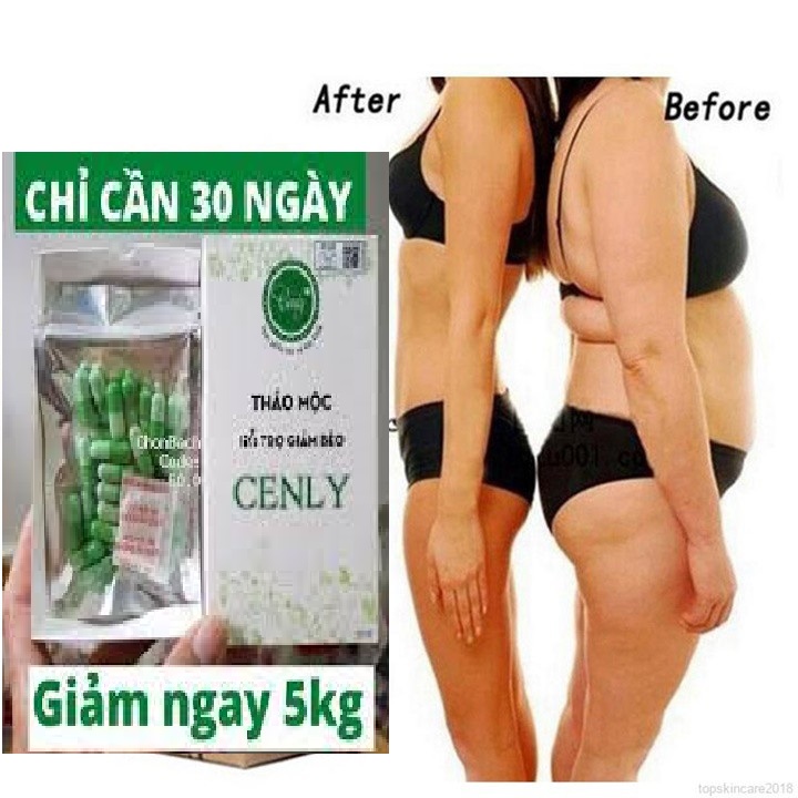 Thảo mộc giảm cân hộp 30viên cenly- giảm ngay từ 3-7kg
