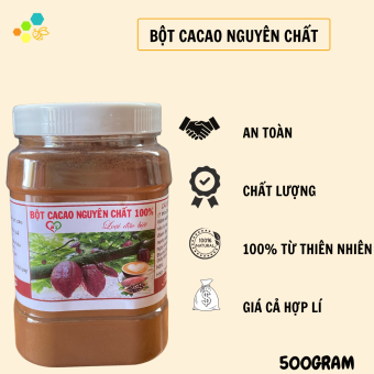 CaCao Nguyên Chất 100%- Loại ĐẶC BIỆT- 500G