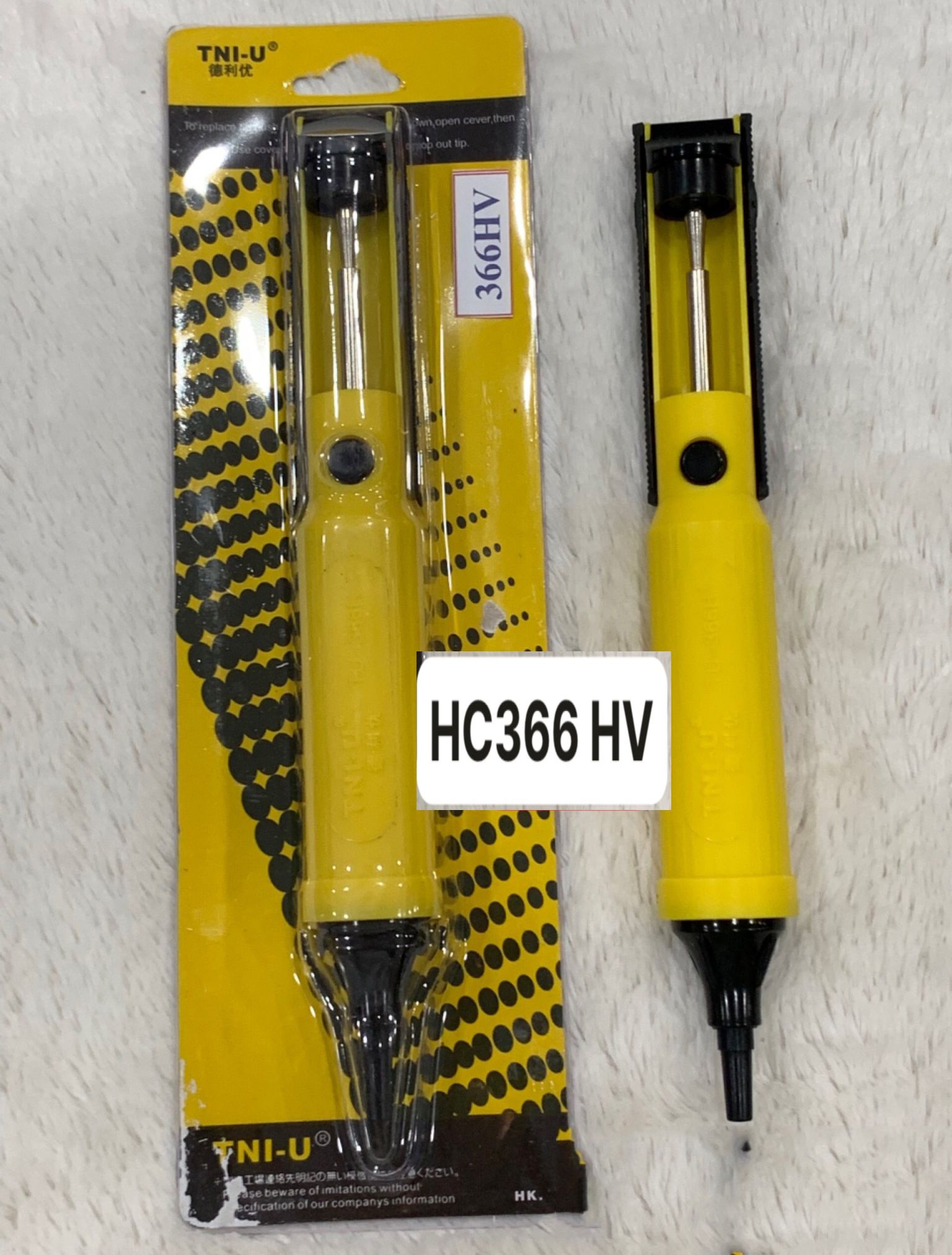 Ống hút thiếc, hút chì hc 366hv lỗ hút 3mm