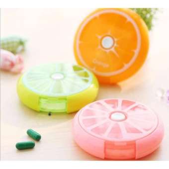 Hộp chia thuốc tiện dụng hình lát cam