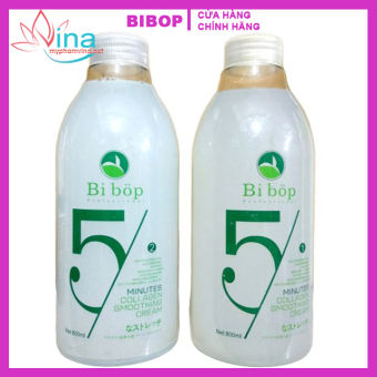 Cặp Uốn Xoăn Lạnh Bibop collagen 500mlX2