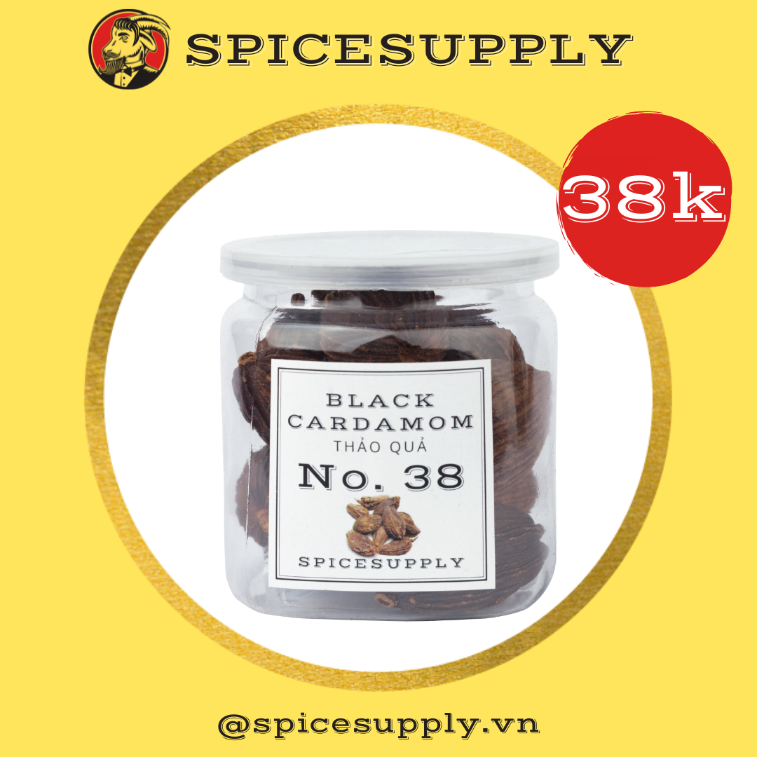 [HCM]Black Cardamom - Hạt Thảo Quả Việt Nam Sạch Việt Nam 60g|Hũ(120Ml)