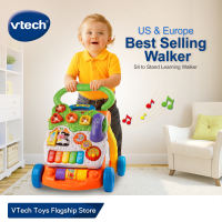 VTech วีเทค รถผลักเดิน รถหัดเดิน เสียงดนตรี ปรับความเร็วได้ แผงกิจกรรมเรียนรู้ ของเล่นเด็ก เสริมพัฒนาการ 9 เดือน 1 ปี 1.5 ปี Sit to Stand Walker 80-077000