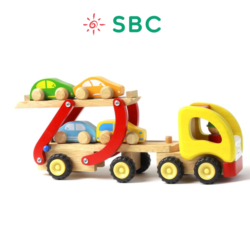 Đồ chơi gỗ Winwintoys Xe hai tầng siêu xịn