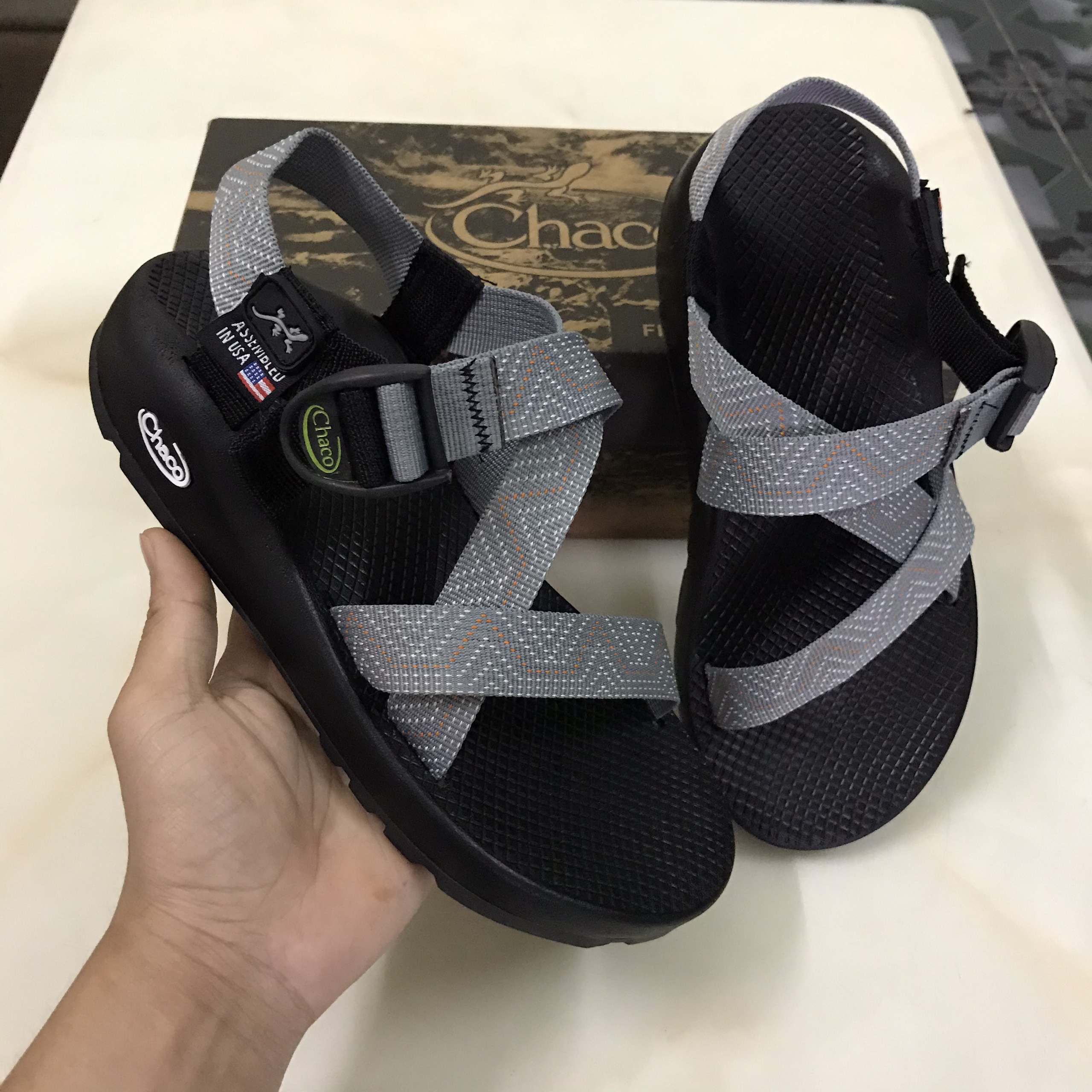 Dép nam sandal chaco hương thơm quế đế cứng mã ch07