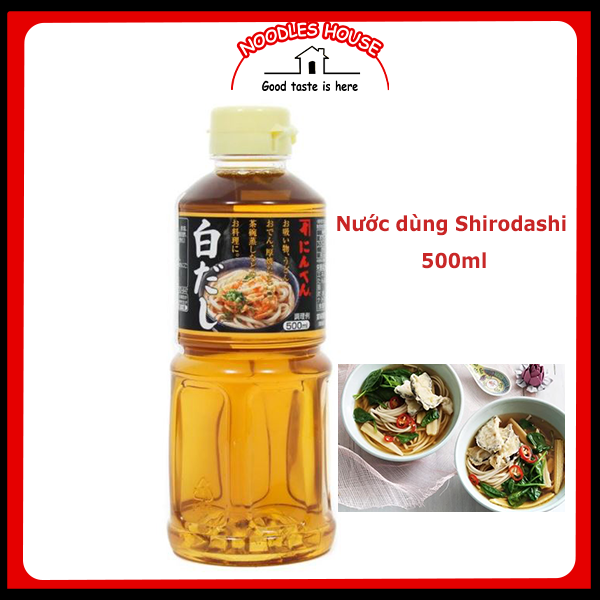 Nước Dùng Mì Nhật Shiro Dashi Ninben 500ml - Japanese Soup Base Shirodashi 500ml