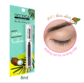 Dưỡng mi dài và cong Mascra chuốt mi dầu dừa Sense Plus N004