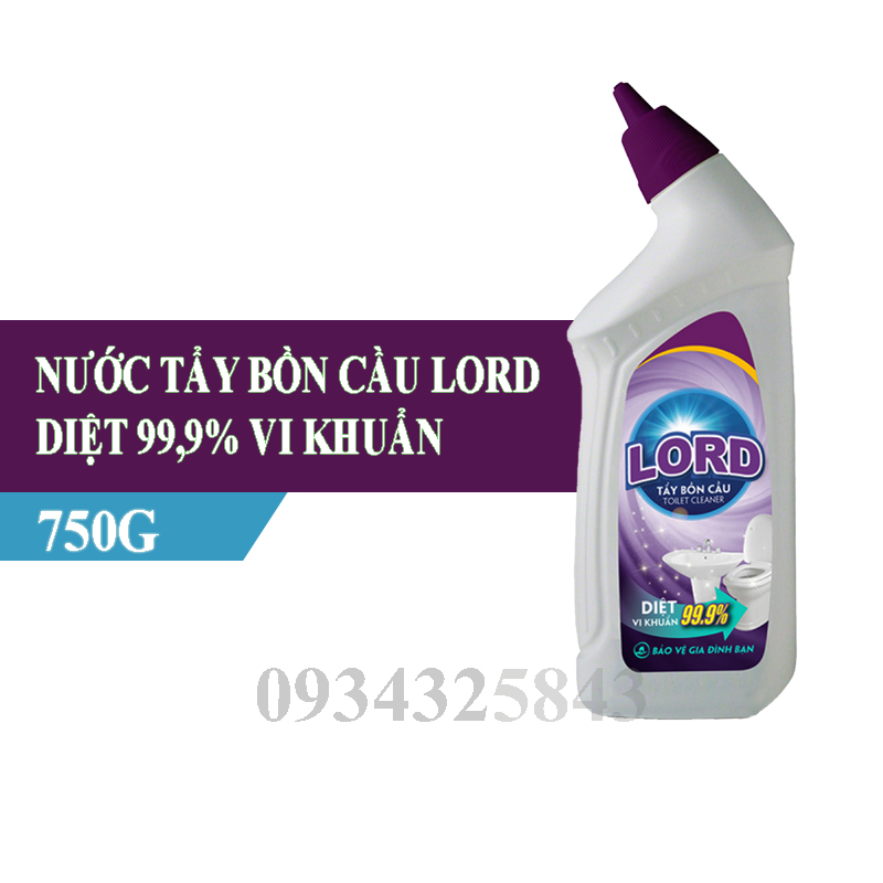 Nước tẩy bồn cầu Lord đậm đặc 750g