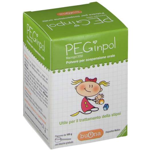 PEGinpol lọ 100g - Bột nhuận tràng cho trẻ em của Italy