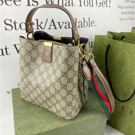 Gucci Khaki Mini Tote Bag with Sling, Sale