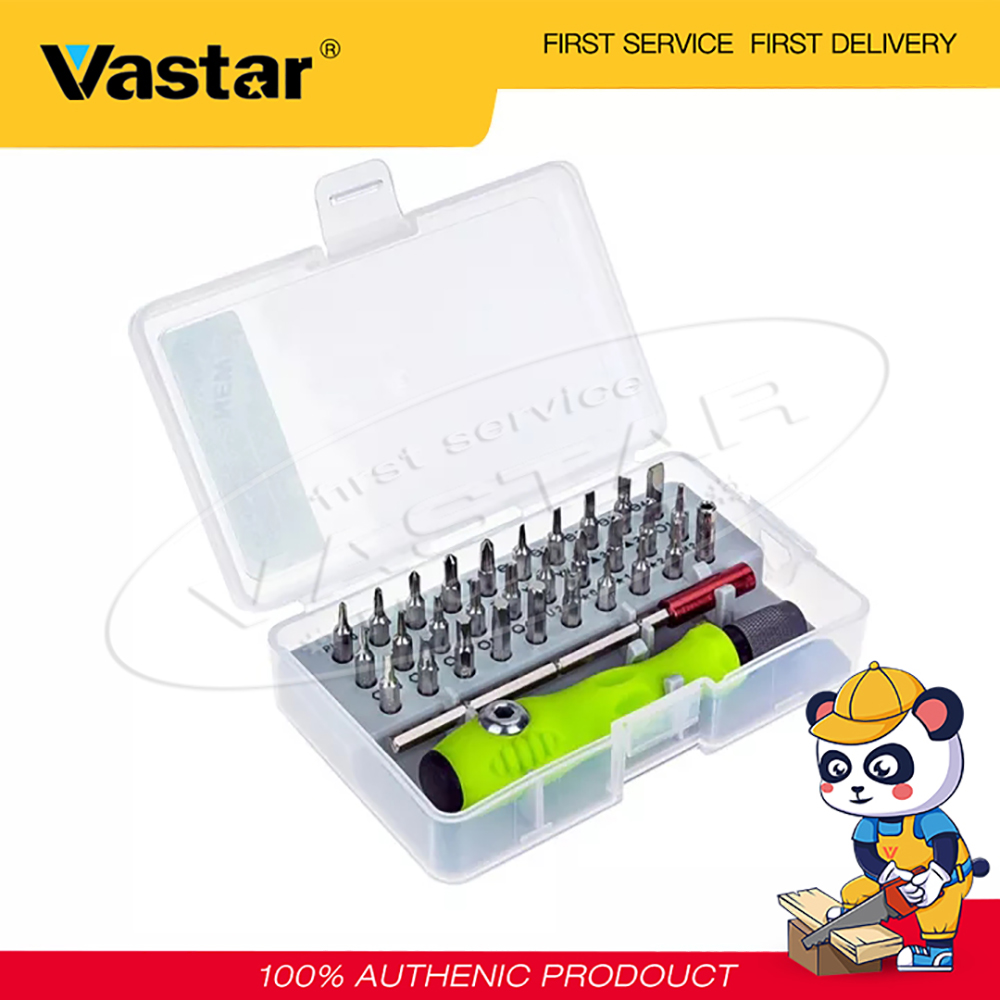 Vastar Chính Xác 32 Trong 1 Bộ Dụng Cụ Điện Tử Torx Tua-vít Từ Tính Bộ Dụng Cụ Cầm Tay Đa Năng Mở Sửa Chữa Công Cụ Điện Thoại Tuốc Nơ Vít Công Cụ Tháo Rời Bộ Dụng Cụ