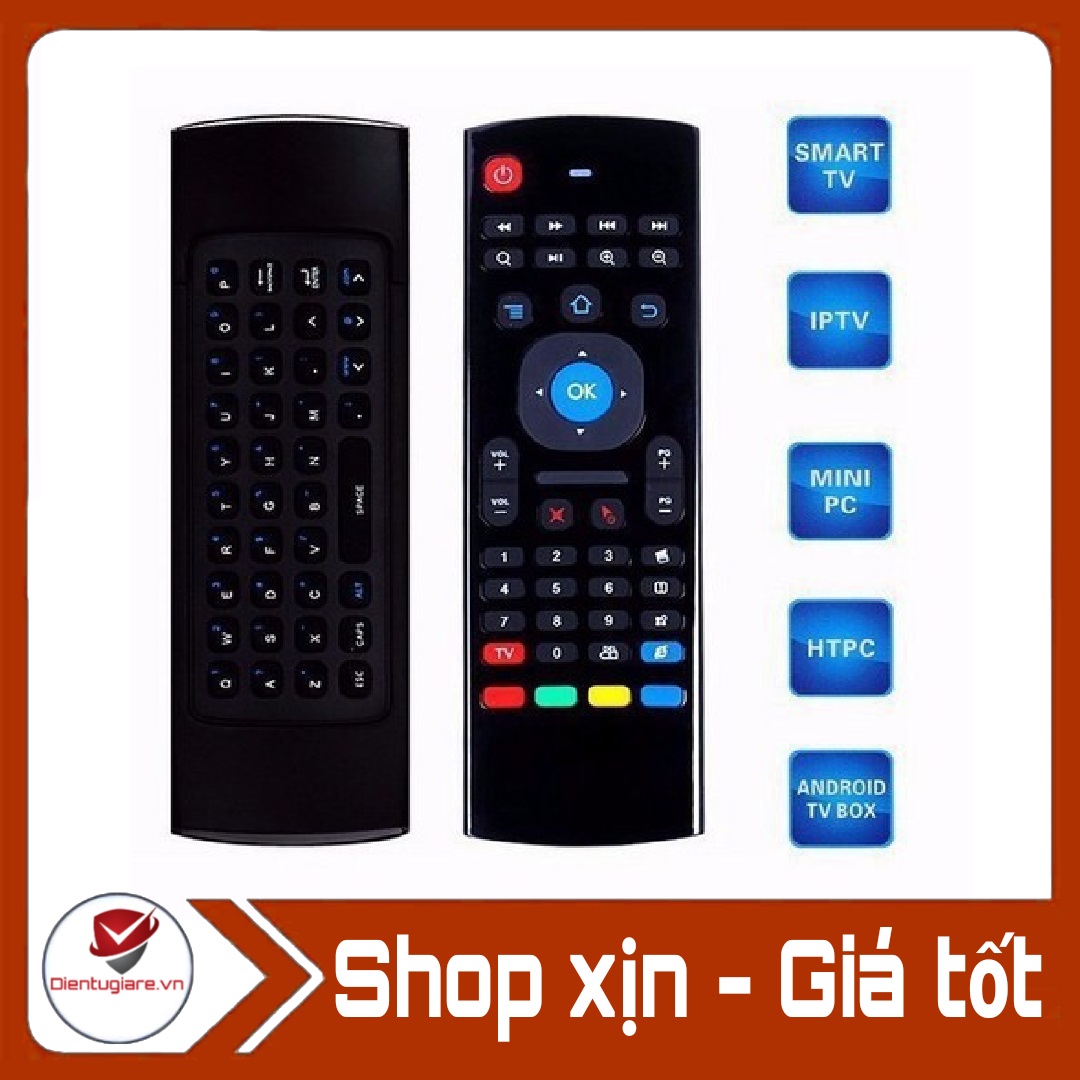 Chuột bay km800 không voice - remote bàn phím cho smart tivi